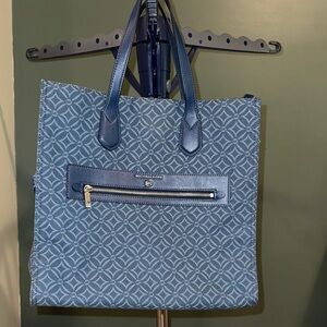 Michael Kors Blue Patterned Tote